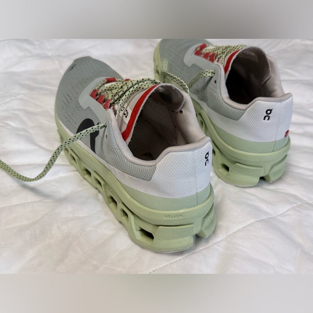 ON Women's Athletic Shoes - Glacier/Meadow colorway - Picture 5 of 6